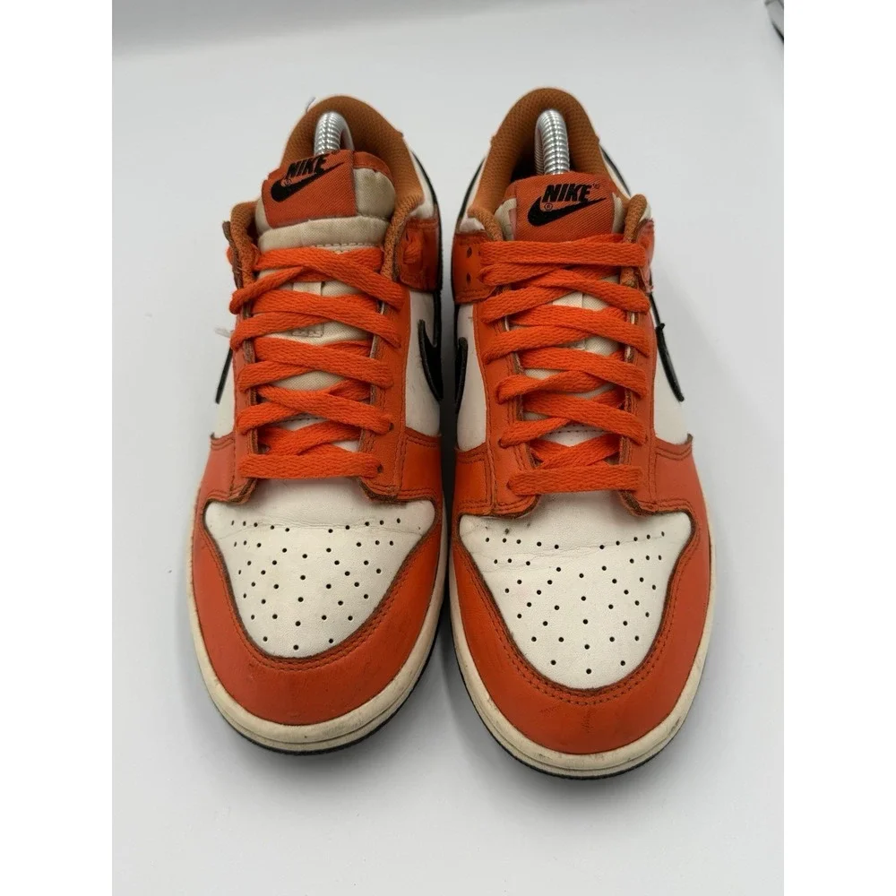 Nike Dunk Low GS Halloween 2022 Sneakers Youth Size 7Y Orange White DH9765-003